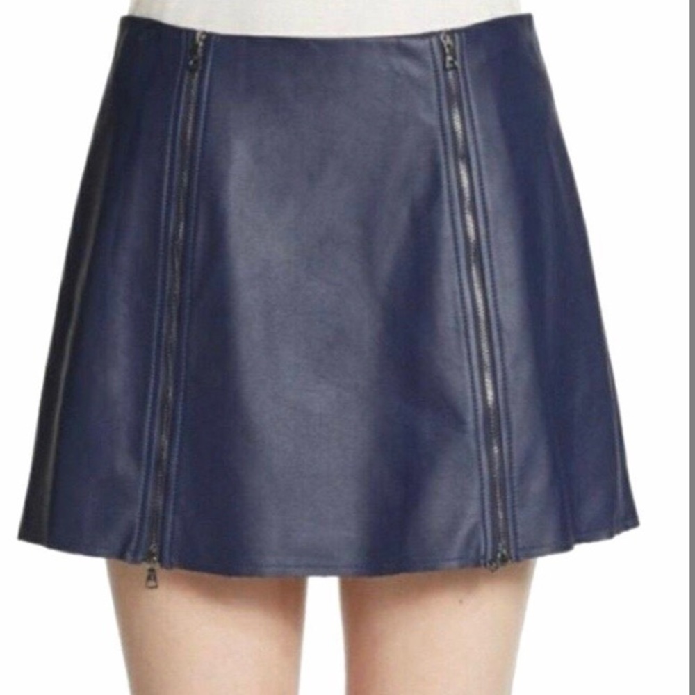 Bcbg Max Azria faux leather skirt